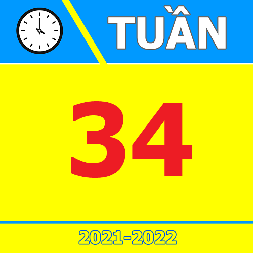 TKB Tuần 34 (từ 21/03 đến 27/03, năm học 2021-2022)